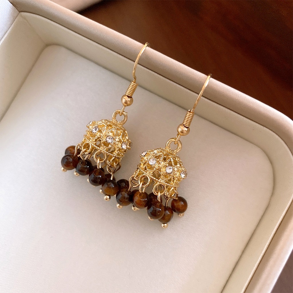 Boho Wind Chimes - Boho Jhumka Bell‑Shaped Dangle Earrings Hollow