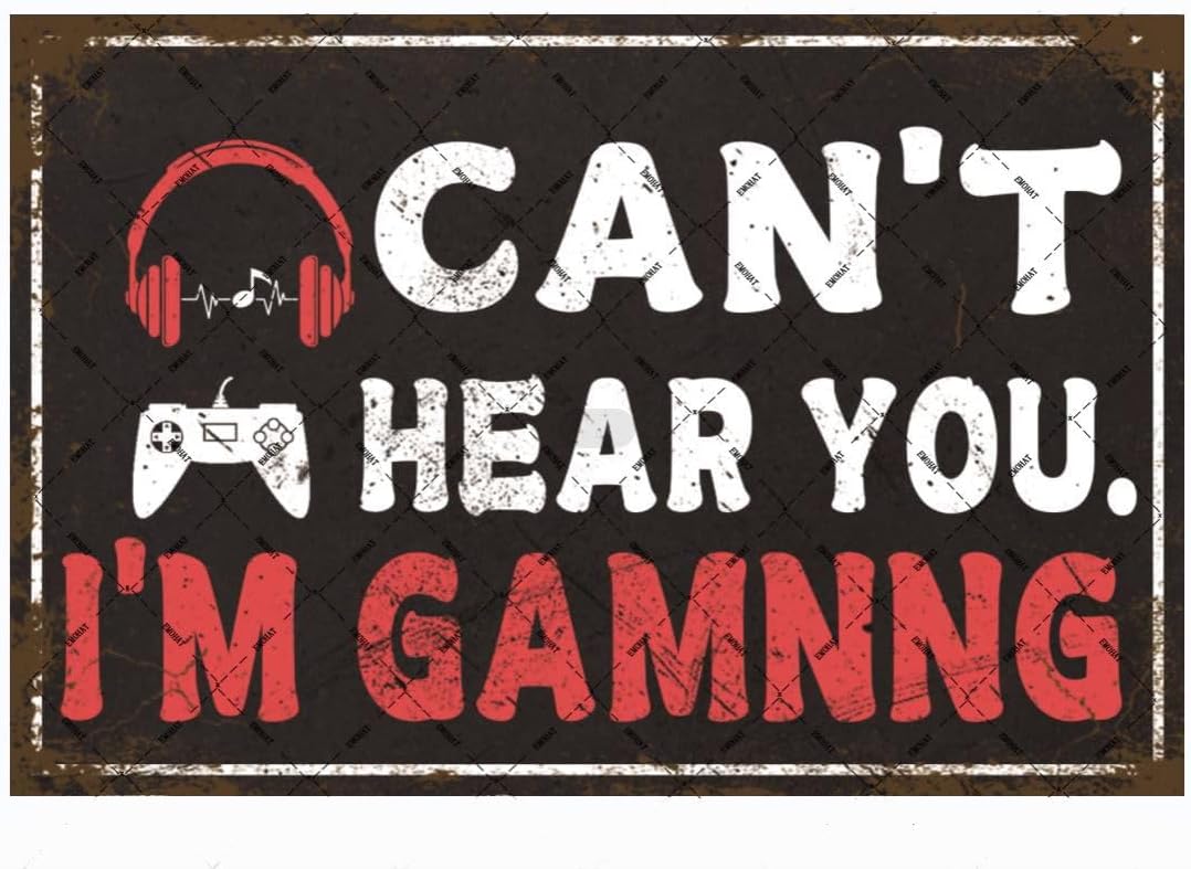 Home Decor Game - EMOHAT Game Room Metal Tin Sign