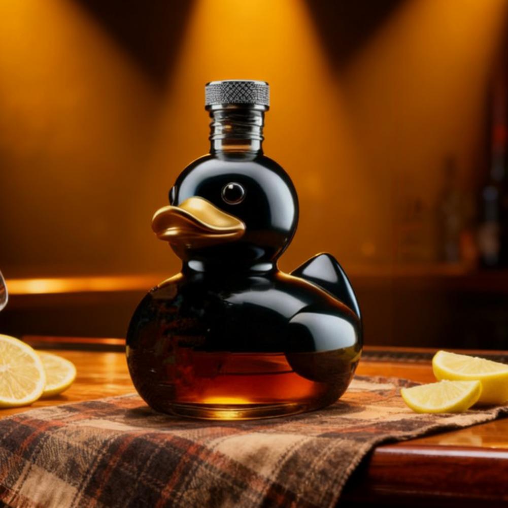 Home Decor Duck - Whimsical Duck-shaped Flask Artistic Duck Whiskey