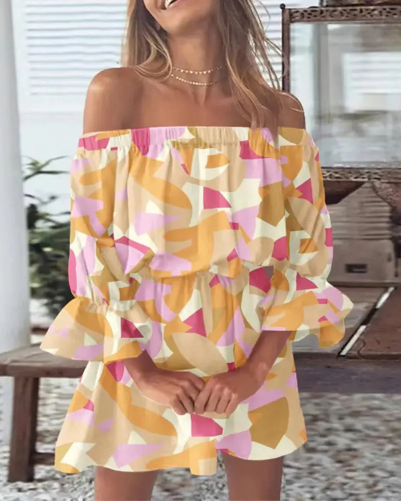 Women's Off-Shoulder Floral &  - Boho Wind Chimes 评论和价格