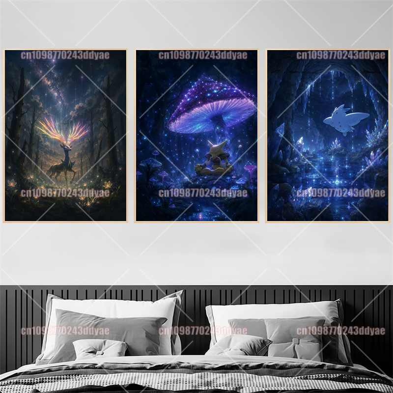 Anime Pokemon Character Origin - Canvas Painting 评论和价格