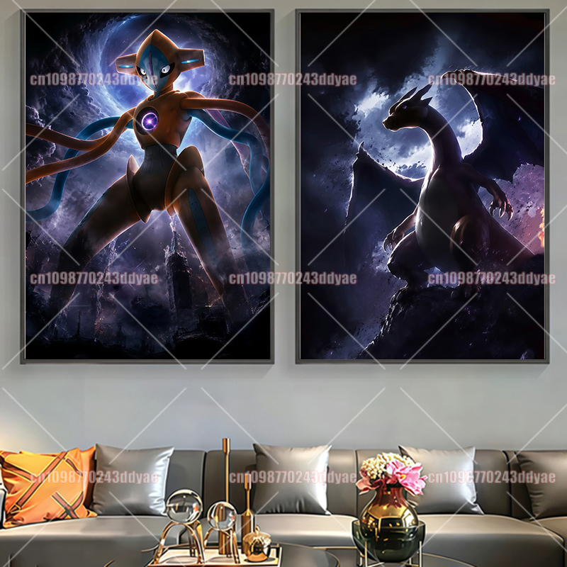 Anime Pokemon Character Origin - Canvas Painting 评论和价格