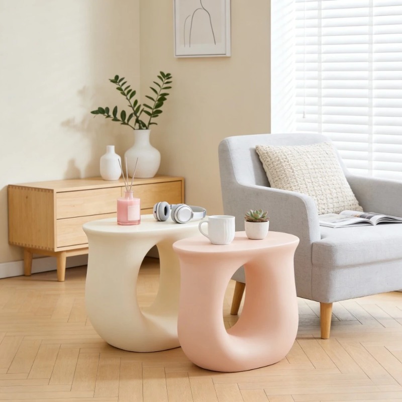 U-Shaped Corner Coffee Table,  - Home Decor Dopamine 评论和价格