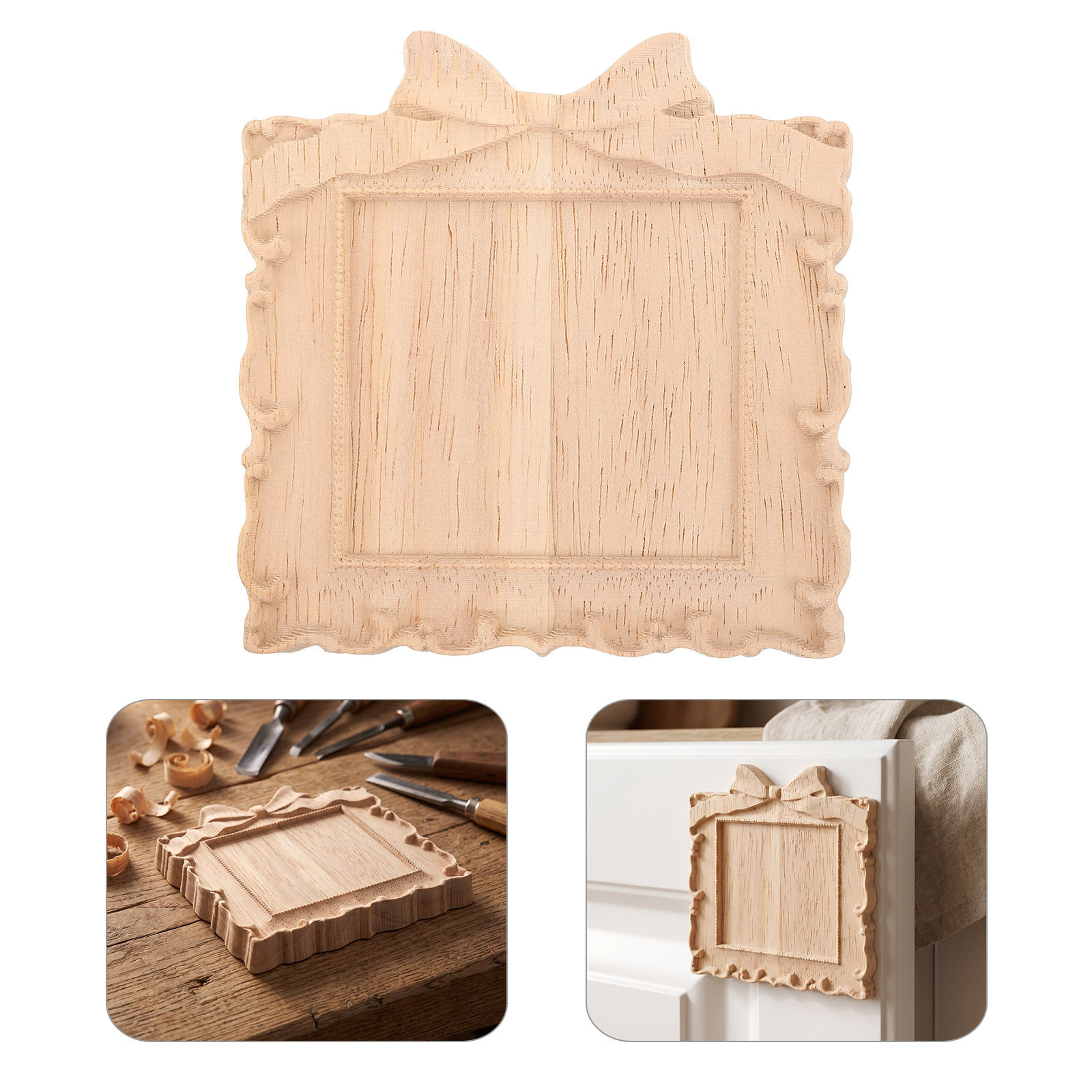 Wood Carving Photo Frame DIY F - Bamboo Photo Frame 评论和价格