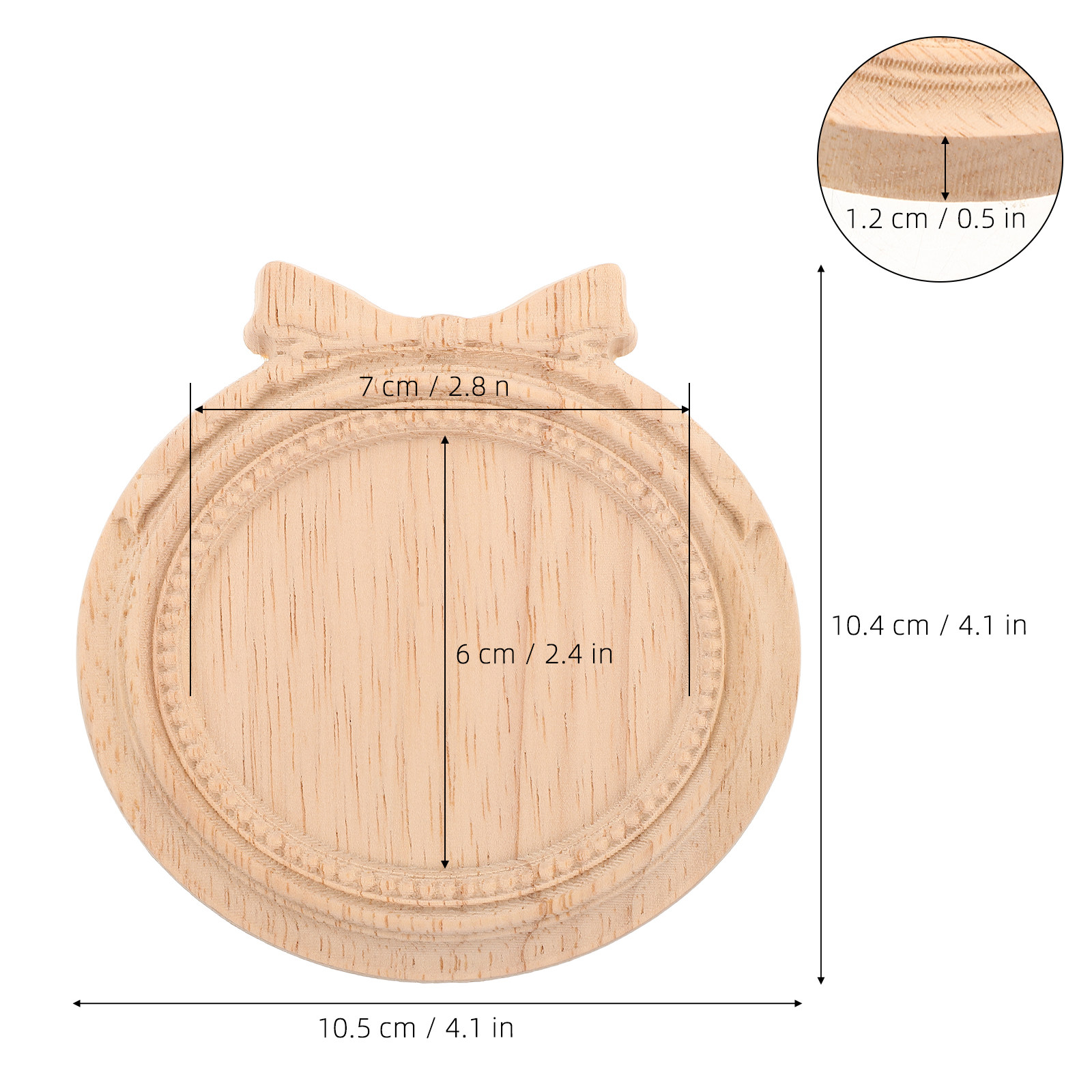 Wood Carving Photo Frame DIY F - Bamboo Photo Frame 评论和价格