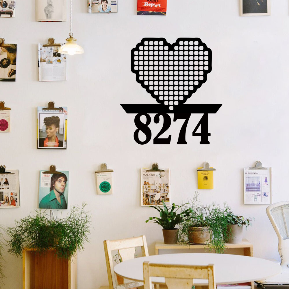 1PC Cool Love Customizable Nam - Home Decor Lovely Home 评论和价格