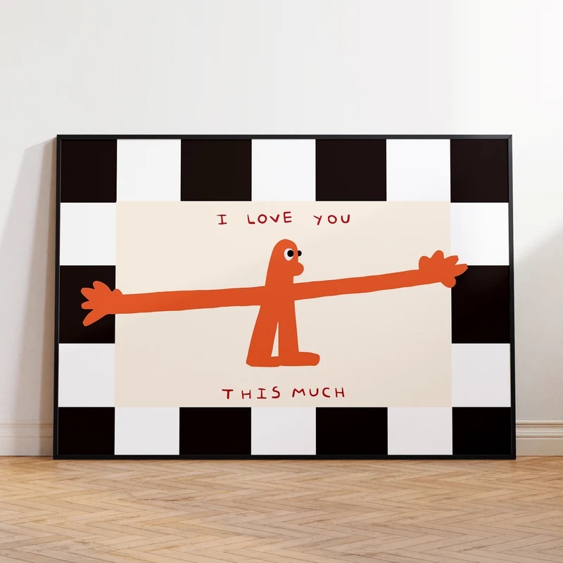 I Love You This Much Quote Wal - Home Decor Lovely Home 评论和价格