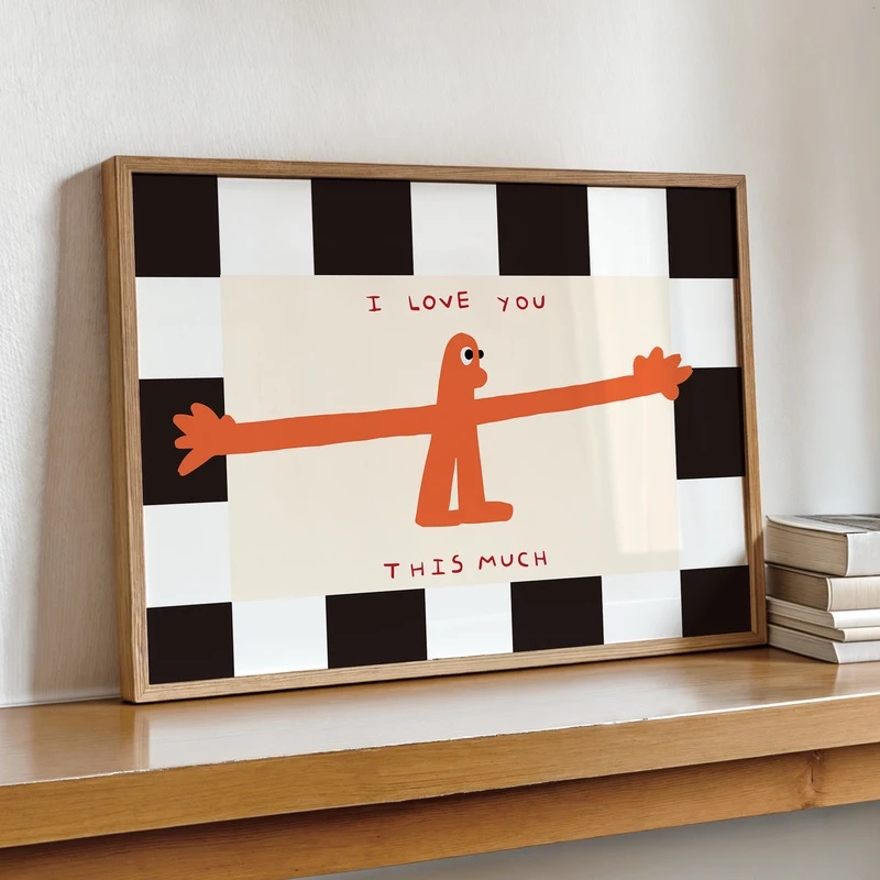 I Love You This Much Quote Wal - Home Decor Lovely Home 评论和价格