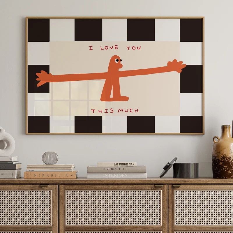 I Love You This Much Quote Wal - Home Decor Lovely Home 评论和价格