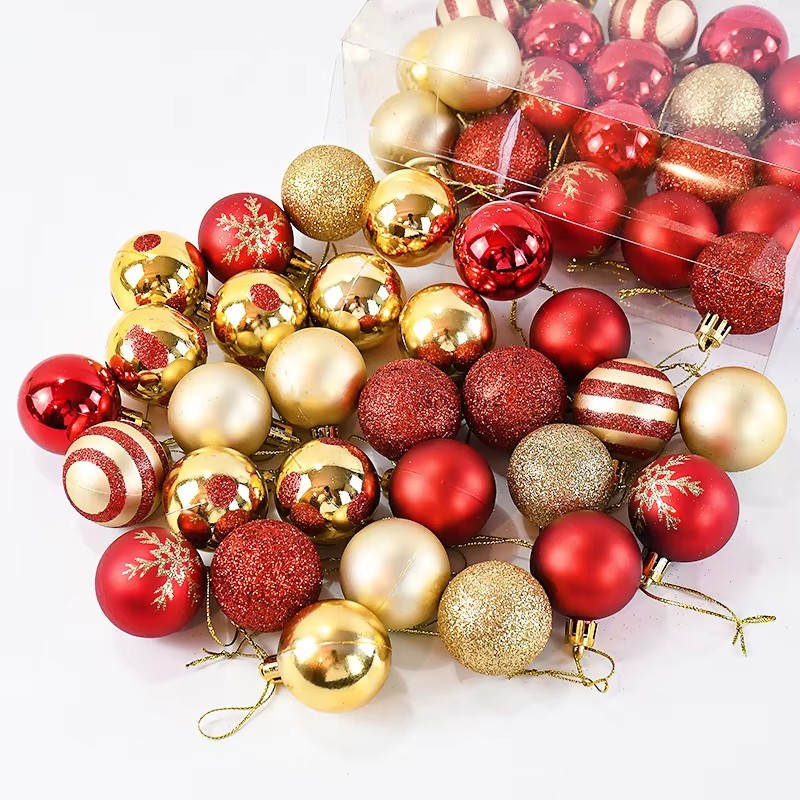 50Pcs/box Christmas Balls Chri - Home Decor Trends 2025 评论和价格