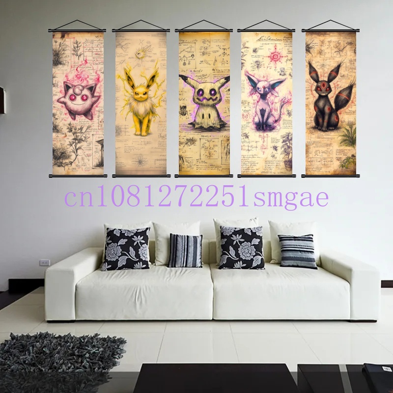Pokemon Retro Charizard Bulbas - Canvas Painting 评论和价格