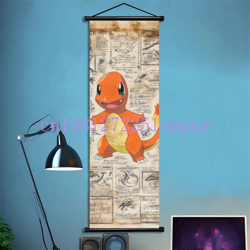 Pokemon Retro Charizard Bulbas - Canvas Painting 评论和价格