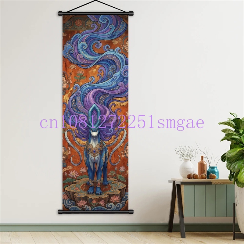 Pokemon Anime Poster Scroll Pa - Canvas Painting 评论和价格