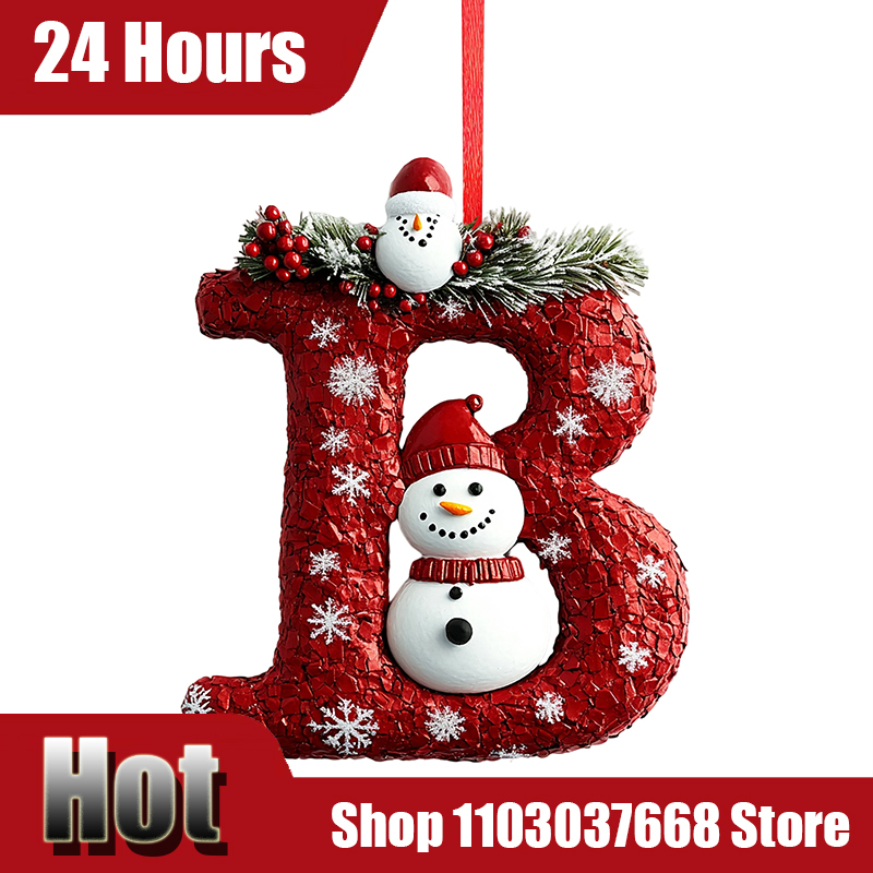 26 Letter Christmas Tree Hangi - Home Decor Trends 2025 评论和价格