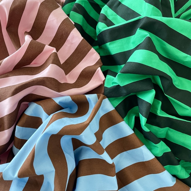 Color Block Stripes Fabric Dop - Home Decor Dopamine 评论和价格