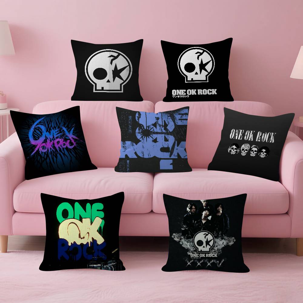 ONE OK ROCK logo   Pillow Cove - Home Decor Logo Design 评论和价格