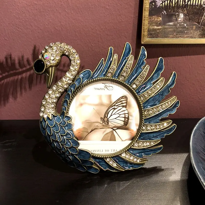 A Swan European Style Diamond  - Bamboo Photo Frame 评论和价格