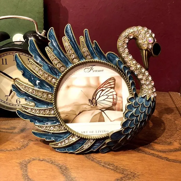 A Swan European Style Diamond  - Bamboo Photo Frame 评论和价格