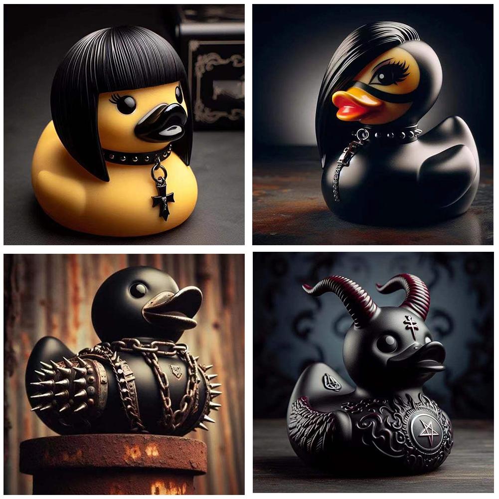 Duck Devil Duck Death Rock Duc - Home Decor Duck 评论和价格