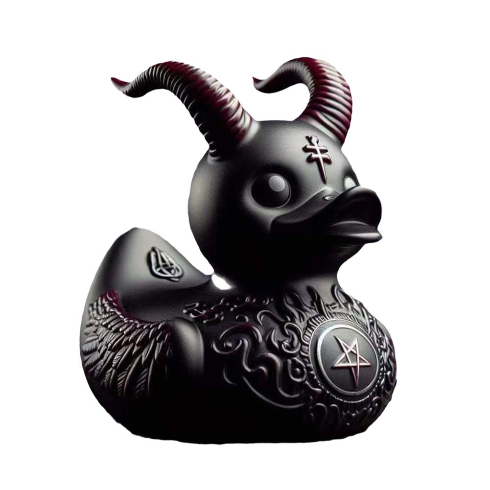 Duck Devil Duck Death Rock Duc - Home Decor Duck 评论和价格