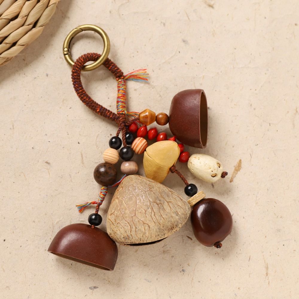 Sound Heal Natural Fruit Shell - Boho Wind Chimes 评论和价格