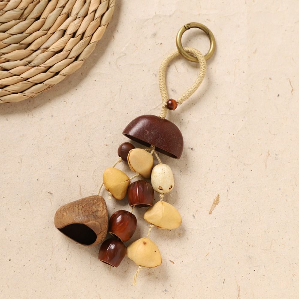 Sound Heal Natural Fruit Shell - Boho Wind Chimes 评论和价格