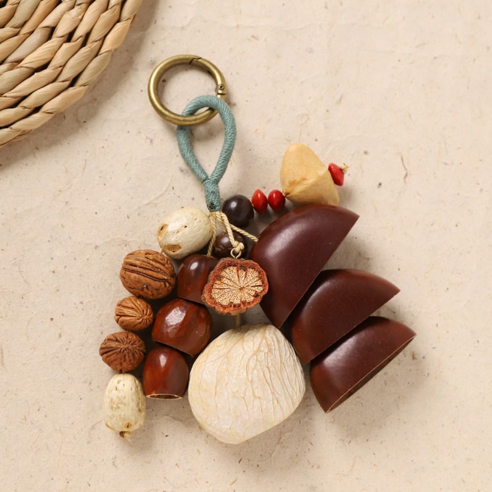 Sound Heal Natural Fruit Shell - Boho Wind Chimes 评论和价格