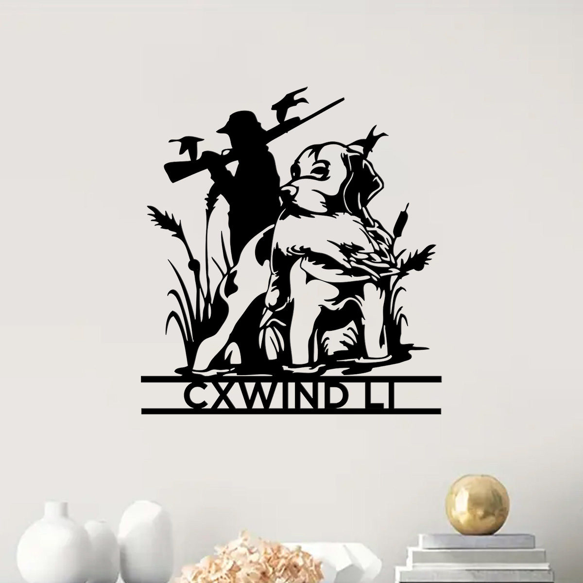 Custom Dog Hunting Metal Wall  - Home Decor Duck 评论和价格