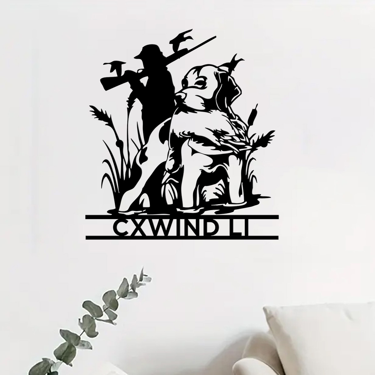 Custom Dog Hunting Metal Wall  - Home Decor Duck 评论和价格