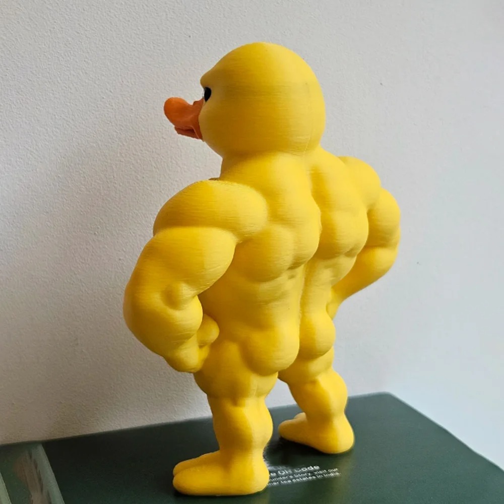 Muscle Duck Statue -3D Desktop - Home Decor Duck 评论和价格