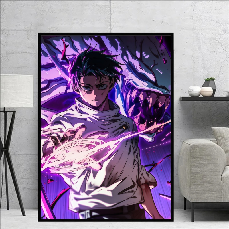 Jujutsu Kaisen Yuta Okkotsu &  - Canvas Painting 评论和价格