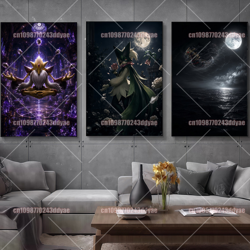 Anime Pokemon Character Canvas - Canvas Painting 评论和价格