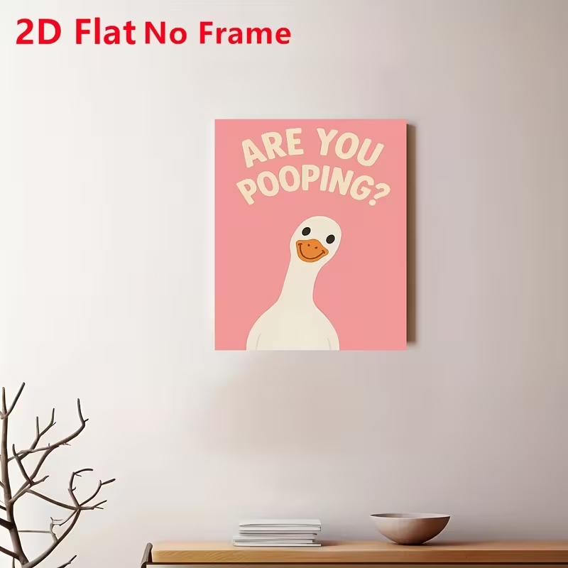 Modern Pink Are You Pooping Qu - Home Decor Duck 评论和价格