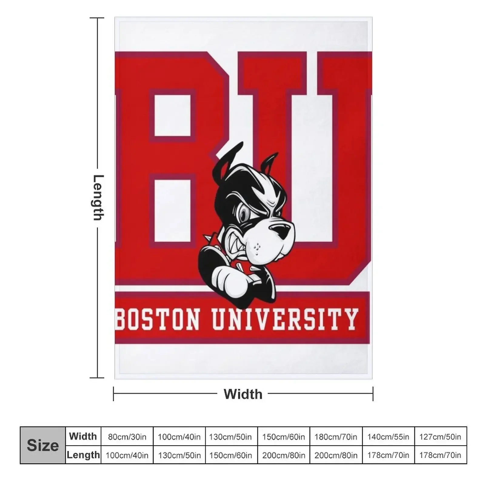 Boston Terriers Logo Throw Bla - Home Decor Logo Design 评论和价格