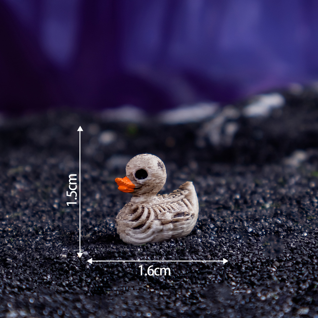 Gothic Skull Ducks Resin Ornam - Home Decor Duck 评论和价格