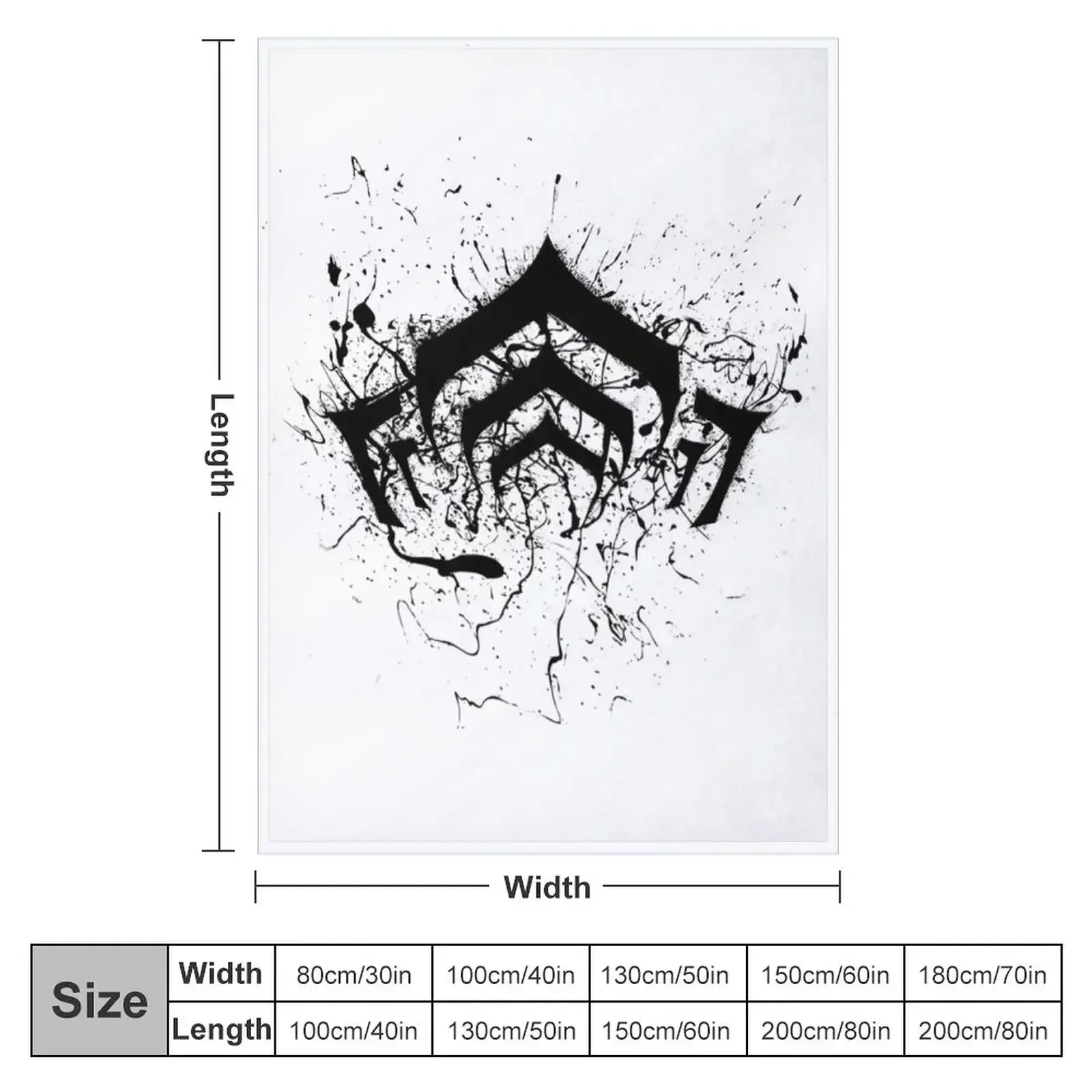 warframe logo Throw Blanket Lu - Home Decor Logo Design 评论和价格