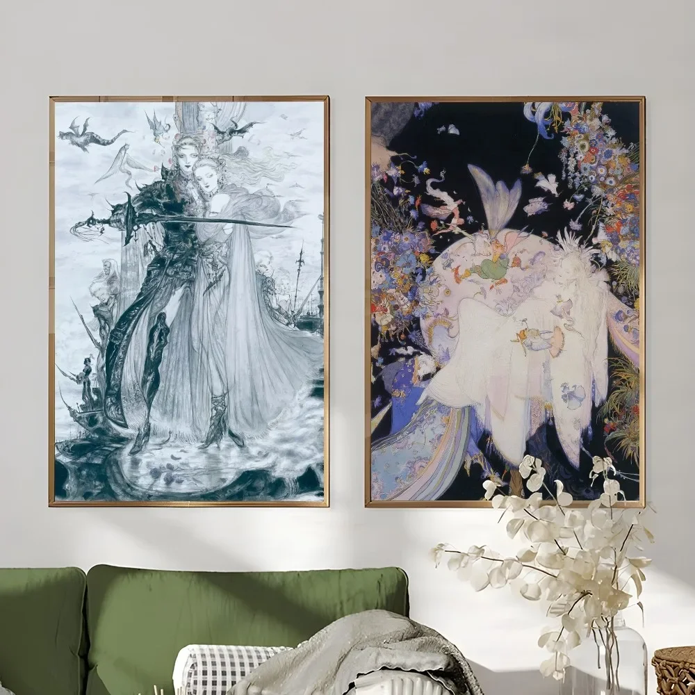 Yoshitaka Amano Final Fantasy  - Home Decor Game 评论和价格