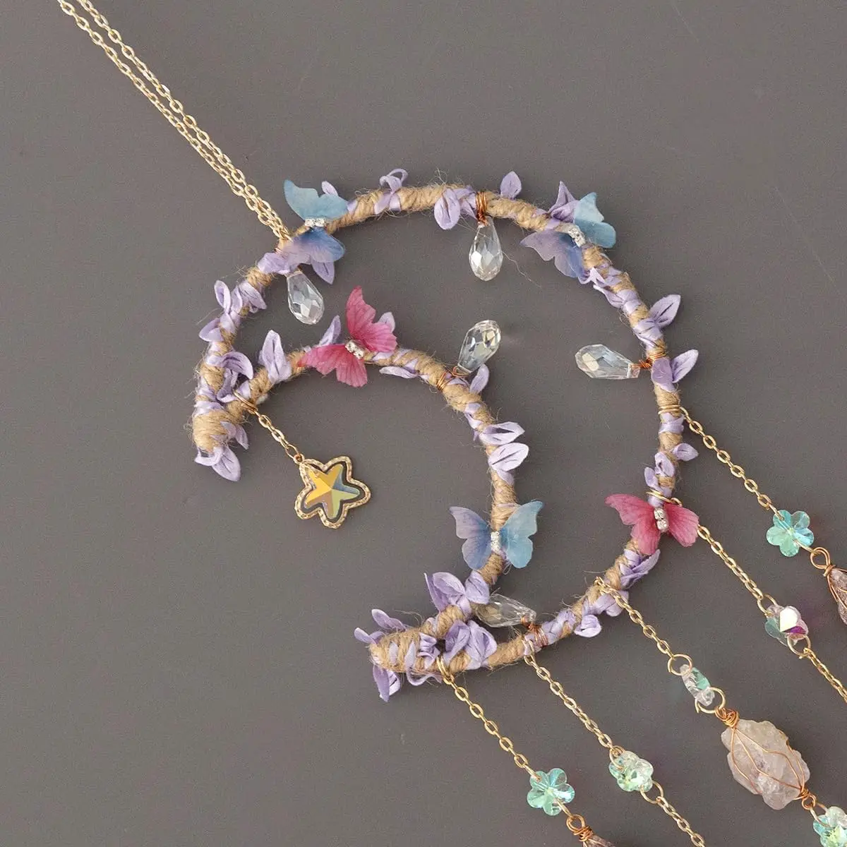 Sun Catcher Crystals Wind Chim - Boho Wind Chimes 评论和价格
