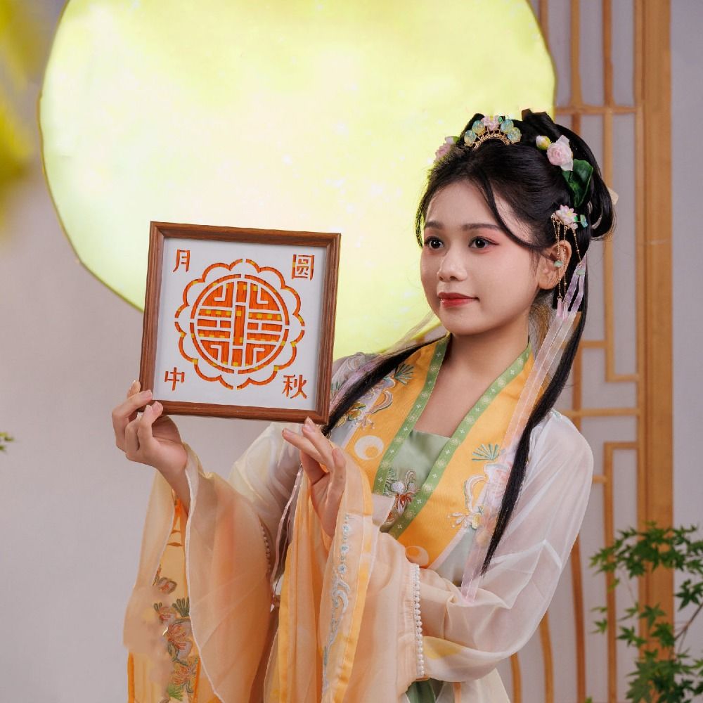 Retro Mid-Autumn Festival Gift - Bamboo Photo Frame 评论和价格