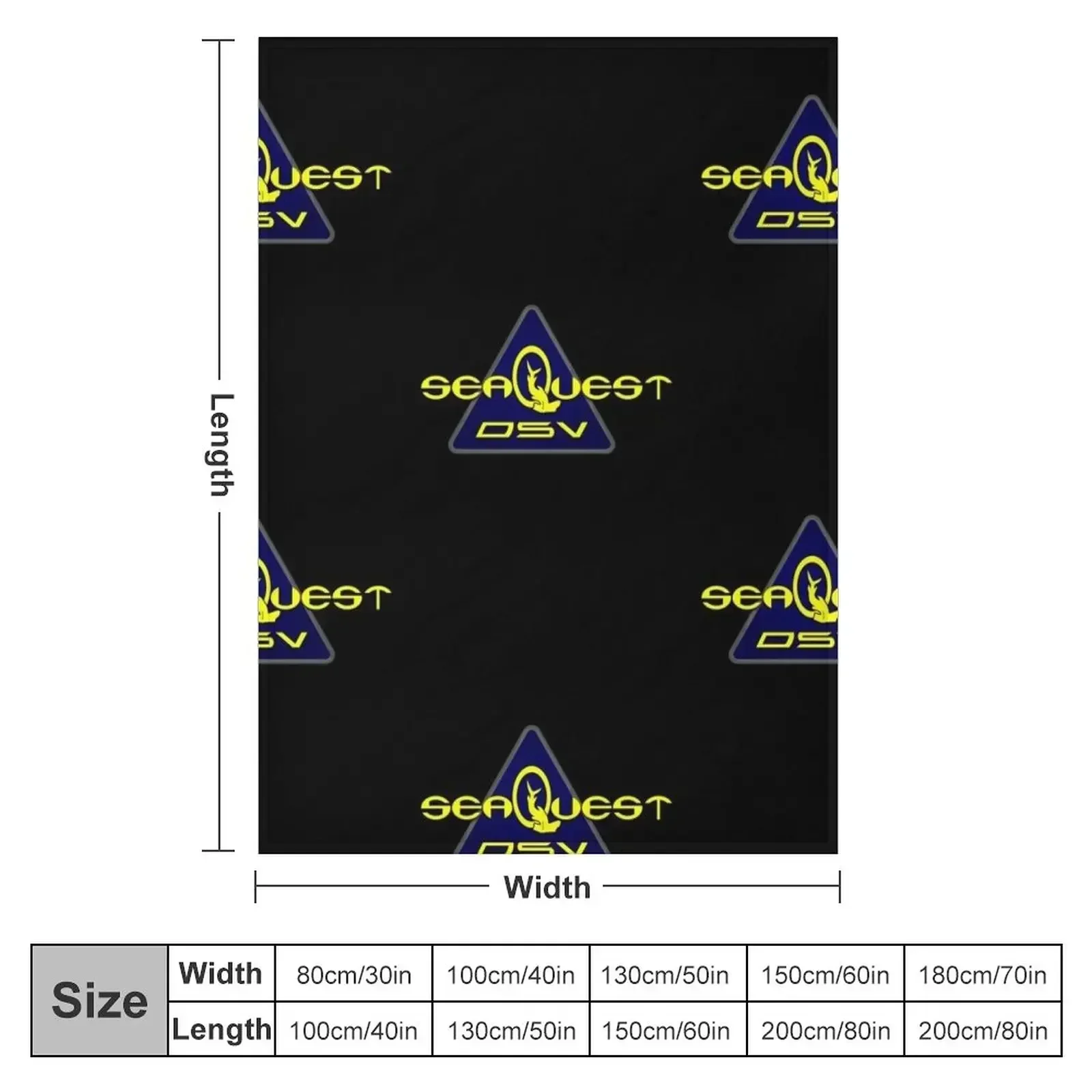 Seaquest Dsv Logo Throw Blanke - Home Decor Logo Design 评论和价格